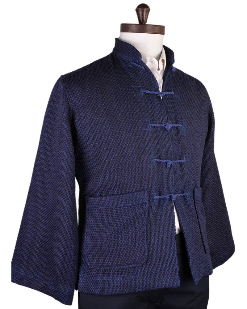 Indigo schwere Sashiko-Jacke