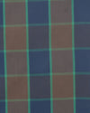 Grands carreaux bleu marine, marron et vert