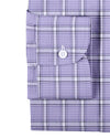Purple Black Tattersall Twill