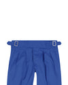 Gurkha Pant in VBC 100% Wool: Royal Blue Twill