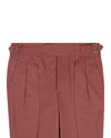 Gurkha Pant in Dugdale Cotton Brick Red Twill