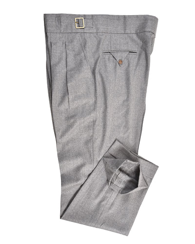 Gurkha Pant in Vitale Barberis Canonico - Flannels  Light Grey
