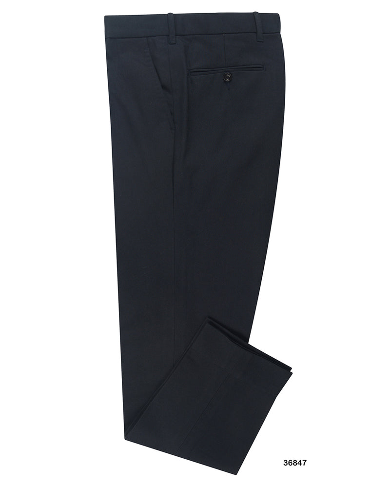 Brisbane Moss Navy Cotton Cavalry Twill