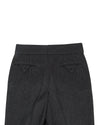 Gurkha Pant in Charcoal Grey 100% Wool Flannel