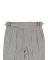 Gurkha Pant in Grey Wool Flannel