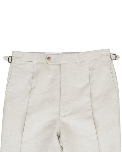 Linen: Heavy Vintage Cream Birdseye