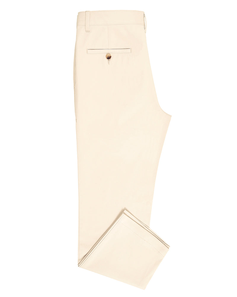 Genoa Chino Pant Ivory Cream