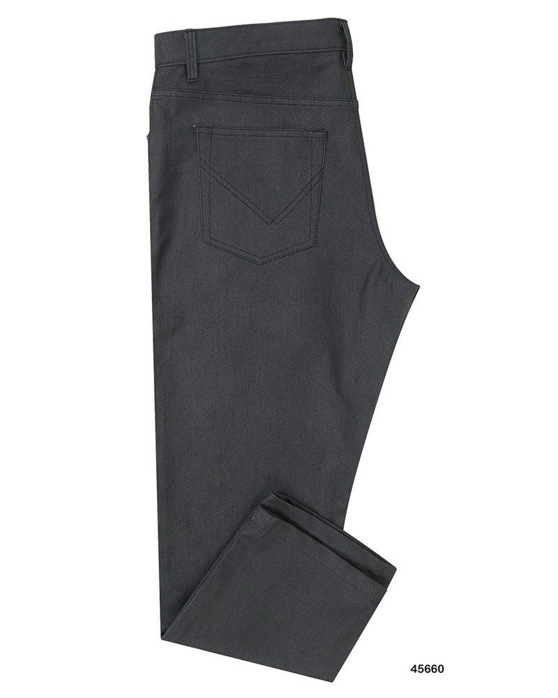 Waxed Jeans Charcoal Grey
